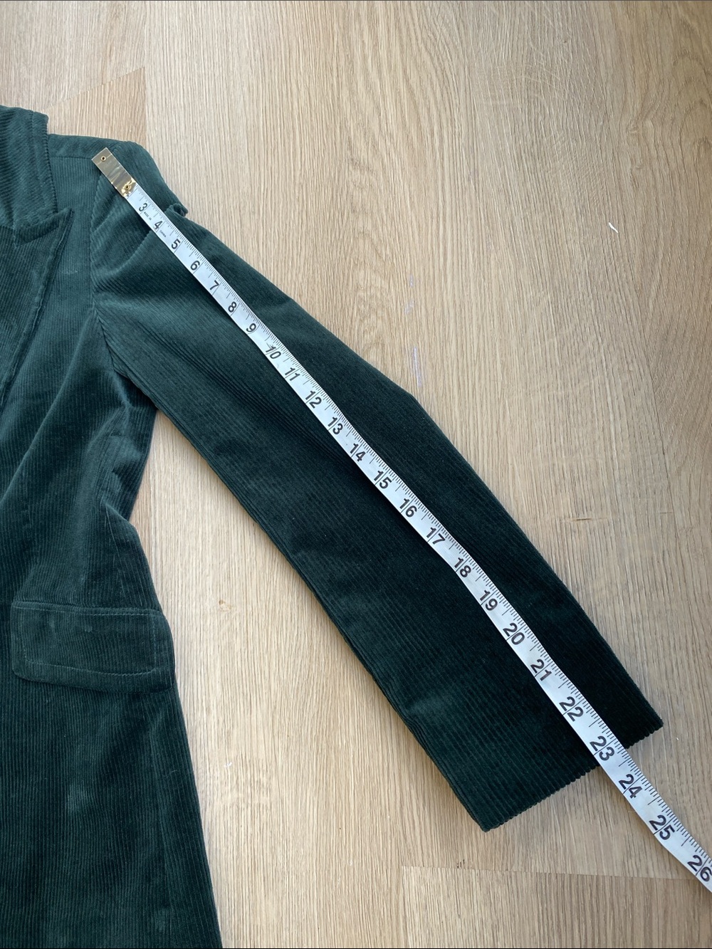 Kate Spade New York Dark Green Corduroy Blazer Jacket Size 2 Preppy Academia - Picture 11 of 11